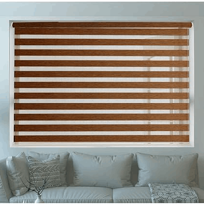 Modern Zebra Roller Blinds – Light Filtering Dual Layer