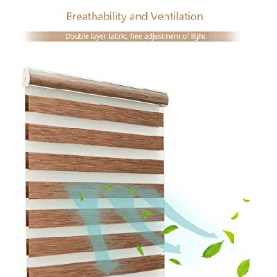 Wooden Color Zebra Roller Blinds in Dhaka